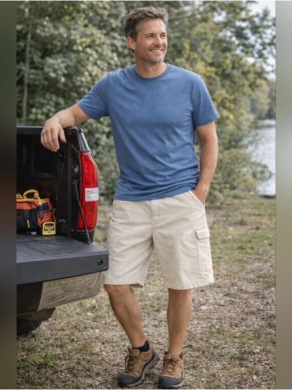 Columbia Carpenter Shorts Men’s Size 40 Tan Utility Outdoor Casual